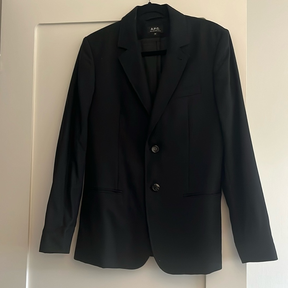 A.P.C men’s black blazer